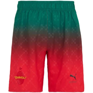 Shorts rouges Quatrième Homme AC Milan 2024/25