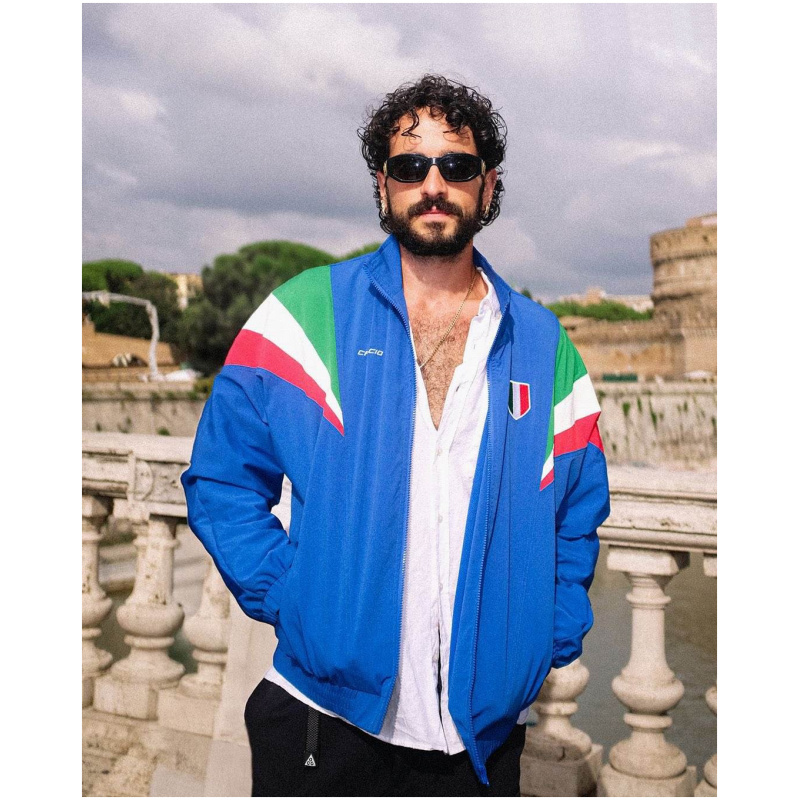 Veste coupe-vent toutes saisons Italie Bleu Classique 2025