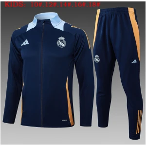 Ensemble de survêtement enfant Real Madrid Veste + Pantalon Entraînement Royal 2024/25