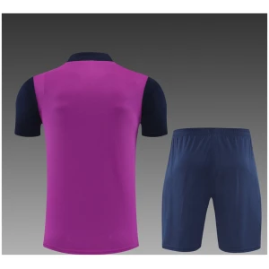 Ensemble d’entraînement court pour enfants Barcelone violet 2025/26