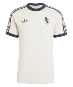 Maillot Adidas Originals Juventus 3 Bandes Pur Coton Blanc 2024/25 – Joueur