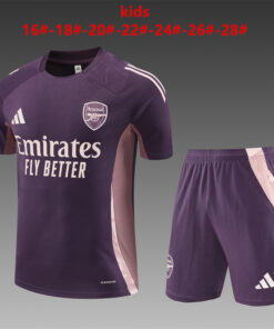 Survêtement Short d’entraînement Arsenal Enfants Violet 2024/25