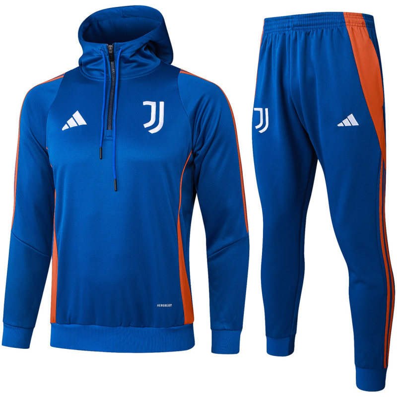 Sweat à capuche et pantalon d’entraînement pour hommes Juventus Bleu 2024/25
