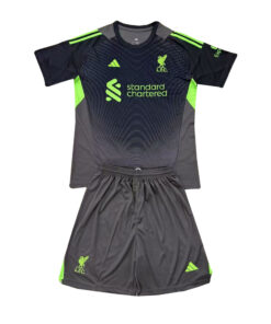 Maillot de Gardien Liverpool Noir Enfants 2025-2026