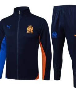 Survêtement d’Entraînement Veste + Pantalon Olympique Marseille Homme Gris 2025/26