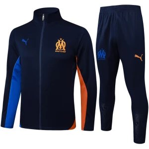 Survêtement d’Entraînement Veste + Pantalon Olympique Marseille Homme Gris 2025/26