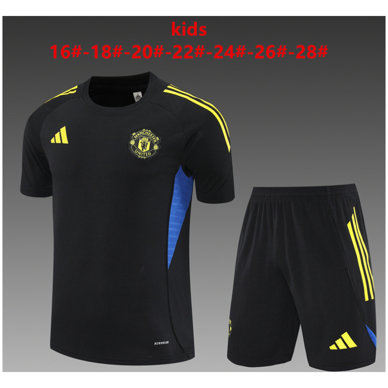 Enfants Manchester United Tenue d’Entraînement Short Noir 2025/26