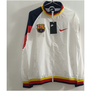 Veste Windrunner Toutes Saisons Barcelona Pour Homme Blanc Classique