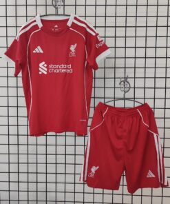 Maillot Domicile Liverpool Enfants 2025-26