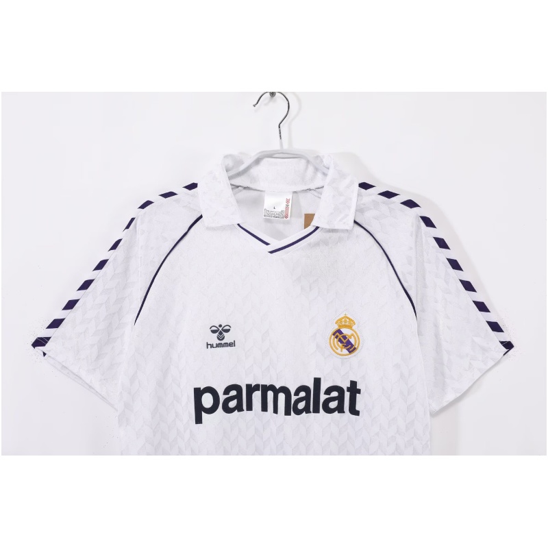 Maillot Domicile Rétro Real Madrid Homme 1986/87