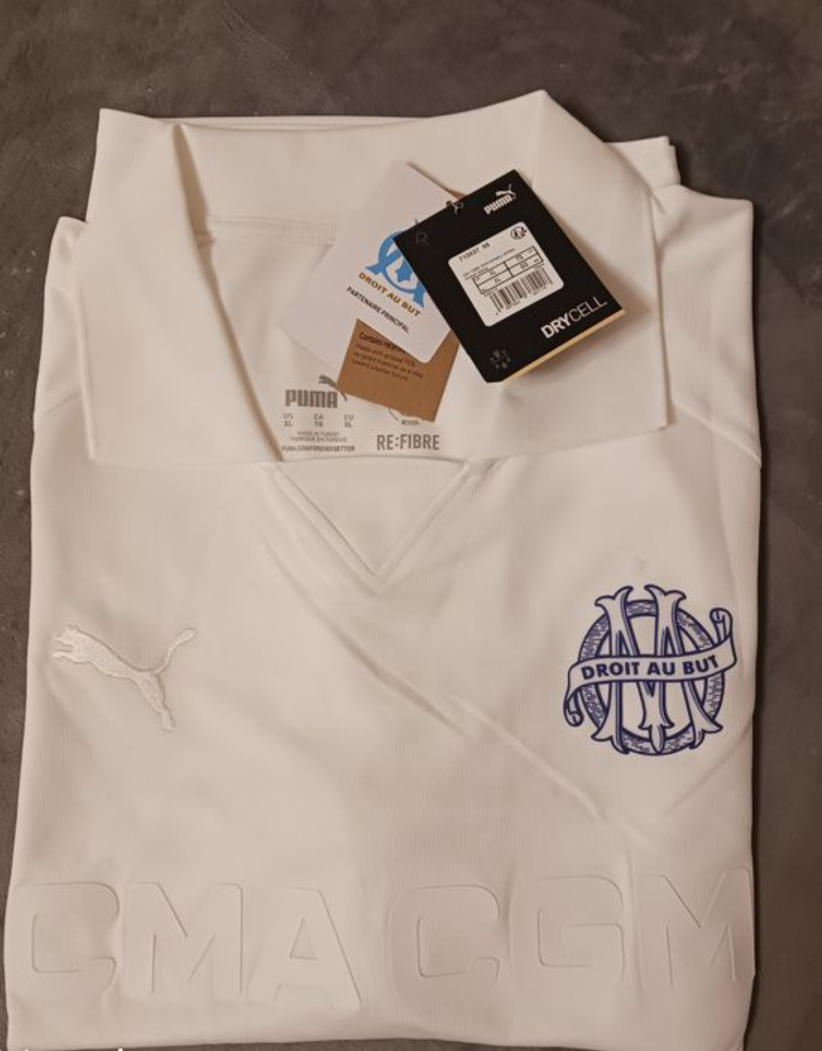 Maillot OM 125e Ans - Blanc 2024/25