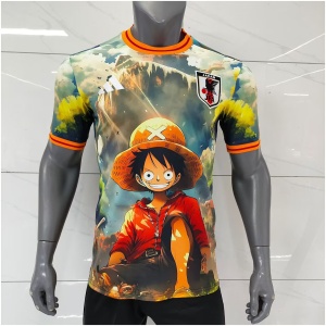 Maillot Homme Japan Édition Spéciale Roi des Pirates Luffy Vert 2025