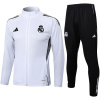 Pour Homme Real Madrid Veste + Pantalon Survêtement d’Entraînement Blanc 2025/26
