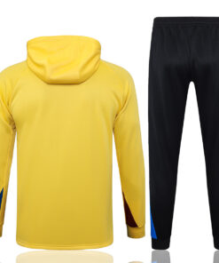 Homme Barcelona Sweat à capuche + Pantalon de training Jaune 2025/26