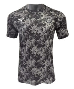 Homme Manchester City Short d’Entraînement Gris – Noir Maillot 2025/26