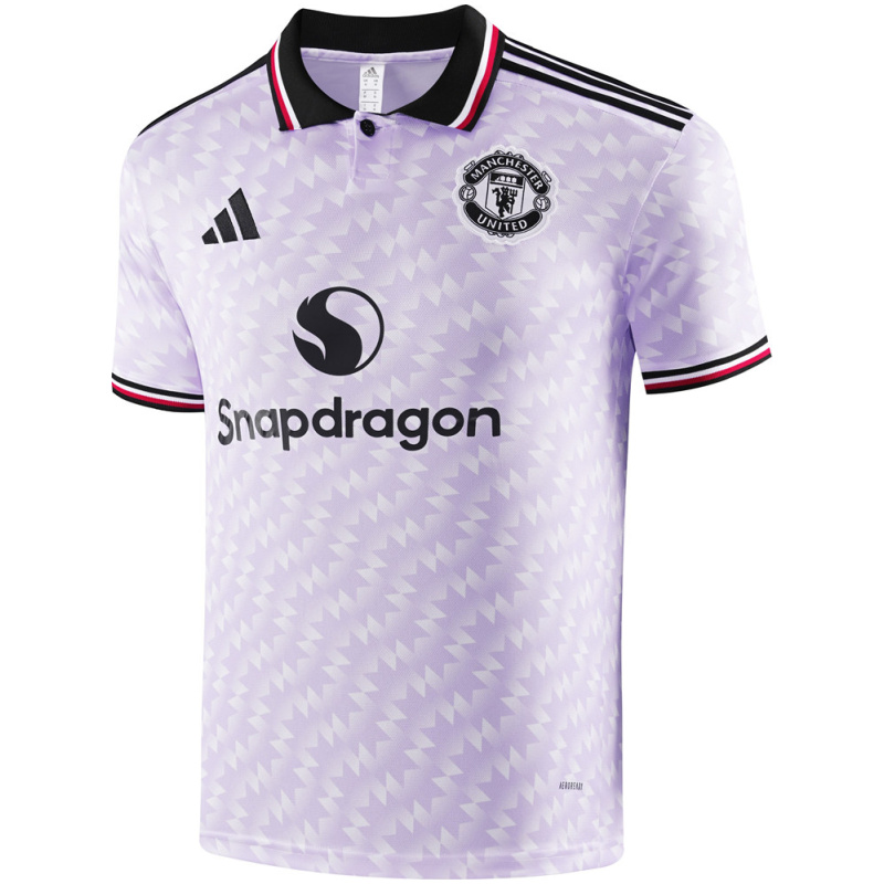 Homme Manchester United Polo Blanc 2025/26