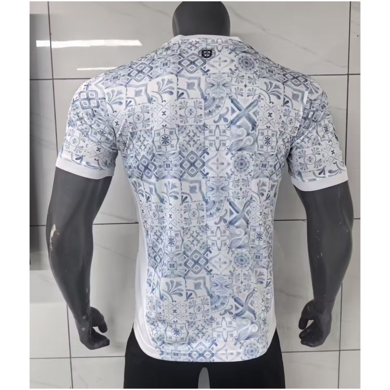 Homme Portugal Édition Spéciale Blanc – Gris Maillot 2025