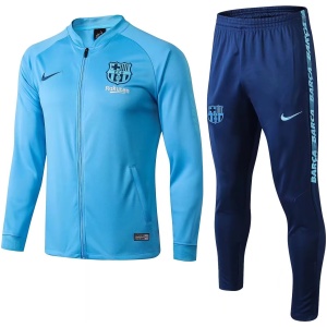 Survêtement d’Entraînement Barcelona Veste + Pantalon Homme Bleu Clair 2025/26