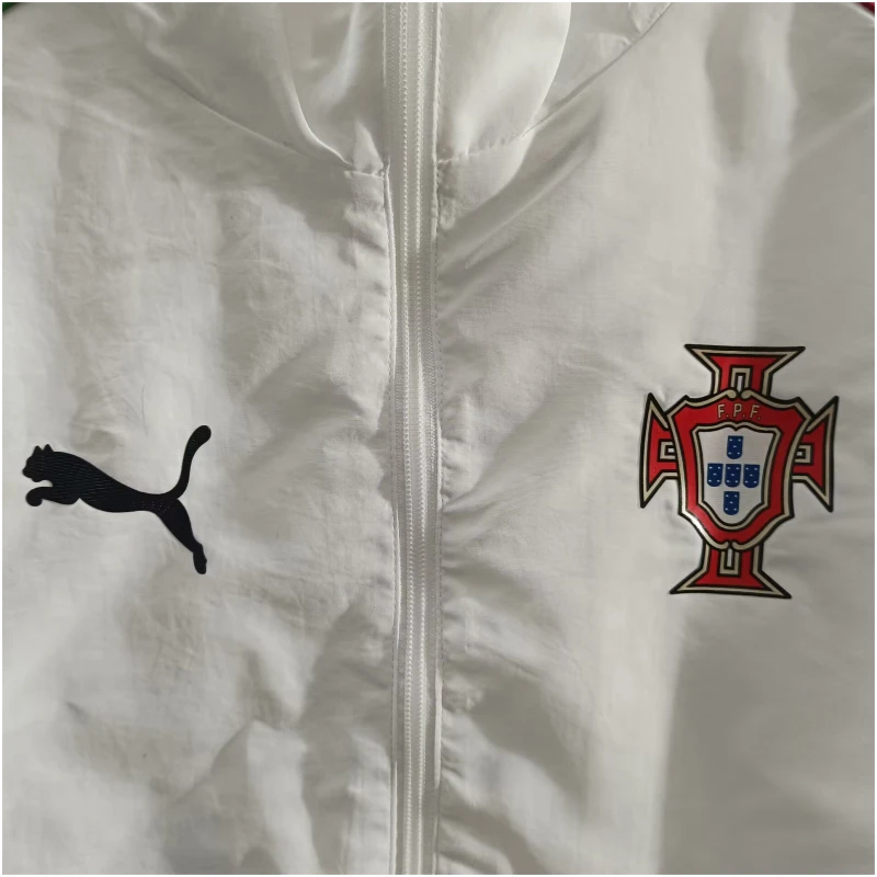Veste Homme Portugal Tous Temps Windrunner Blanc 2025