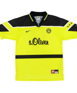 Maillot Domicile Rétro Borussia Dortmund Homme 1997