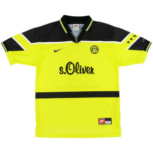 Maillot Domicile Rétro Borussia Dortmund Homme 1997