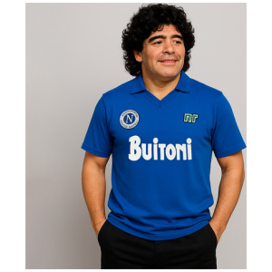 Maillot Domicile Rétro Homme Napoli 1985/86