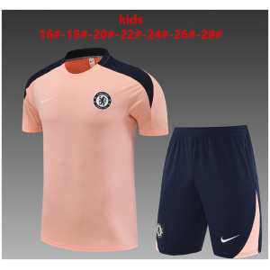 Tenue d’entraînement courte Chelsea pour enfants Rose 2025/26