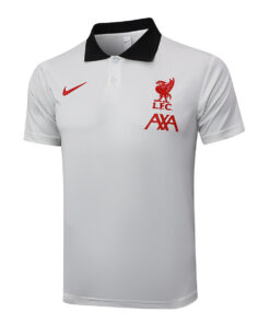 Pour Homme Liverpool Polo Gris Clair 2025/26