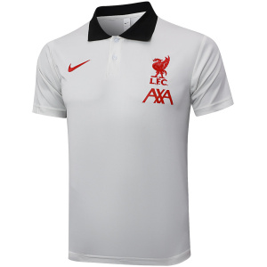 Pour Homme Liverpool Polo Gris Clair 2025/26