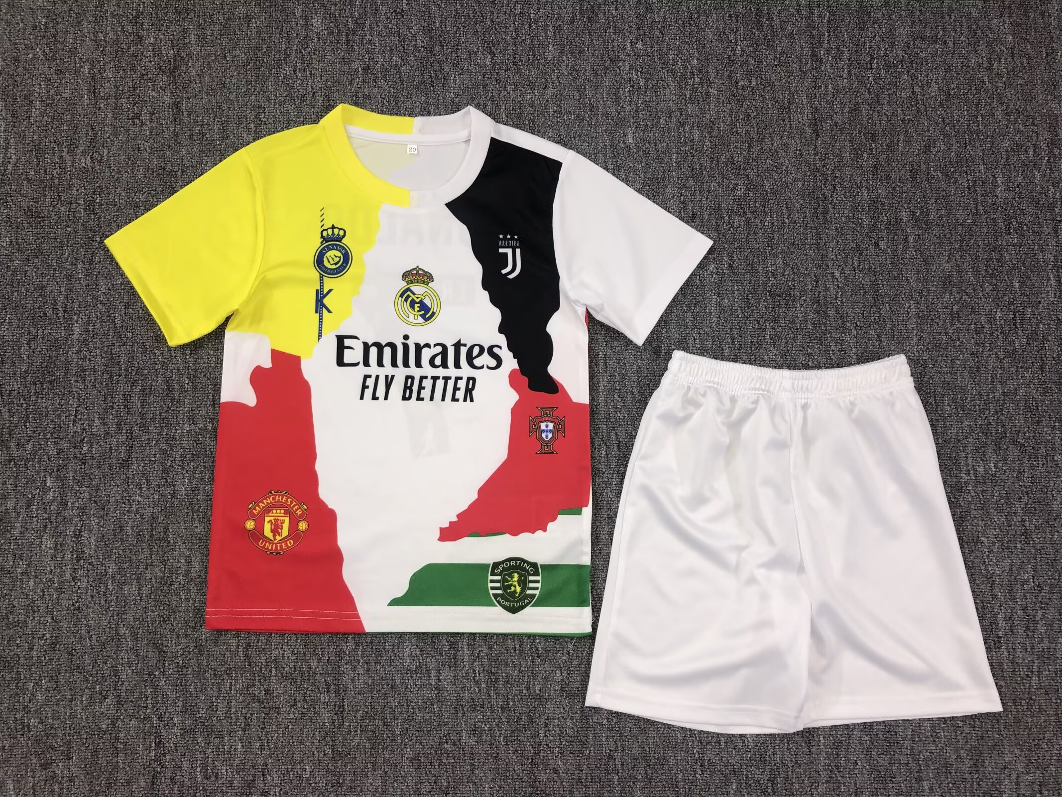Enfants Riyadh Al-Nassr Ronaldo Édition Spéciale Maillot 2024/25