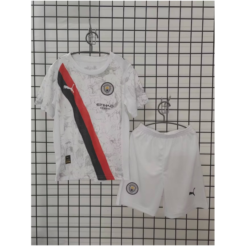 Maillot Extérieur Enfants Manchester City 2025/26