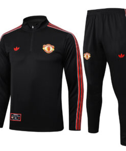 Survêtement d’entraînement Manchester United Homme Noir 2025/26
