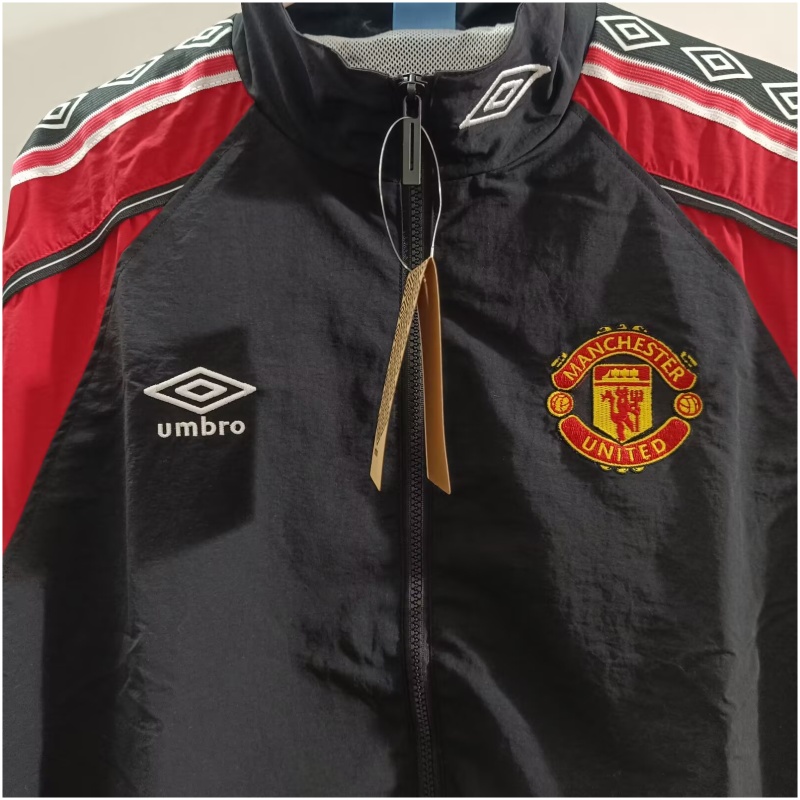 Veste Windrunner All Weather Manchester United Classique Noir pour Homme