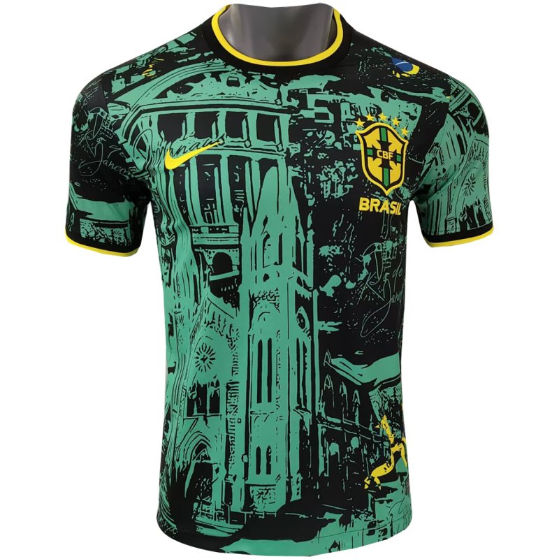 maillot du brésil noir