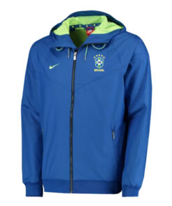 Homme Brésil Tous Temps Windrunner Veste Bleue 2025