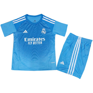 Maillot Gardien Bleu Real Madrid Enfants 2025/26
