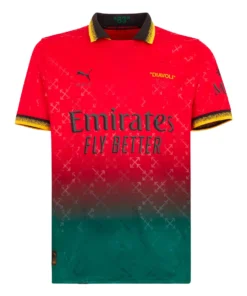 Off-White X Ac Milan Puma Maillots-Rouge 2025/26 Rafa Leão