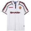 Maillot Rétro Manchester United Blanc Pour Homme 1998-1999