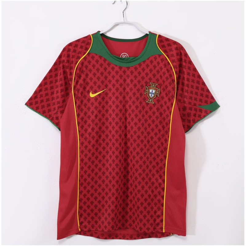 Maillot Domicile Rétro Portugal Homme 2004