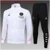 Ensemble d’Entraînement Veste + Pantalon PSG x Jordan Blanc 2025/26 pour Enfants
