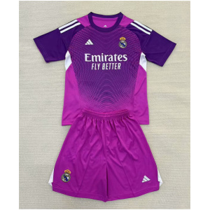 Maillot de Gardien Real Madrid Enfants Violet 2025/26