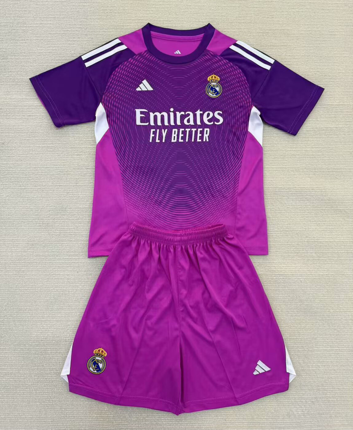 Maillot de Gardien Real Madrid Enfants Violet 2025/26