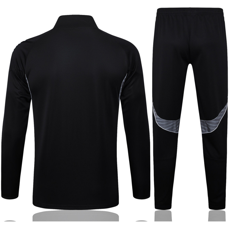 Tenue d’Entraînement Real Madrid Veste + Pantalon Homme Noir 2025/26