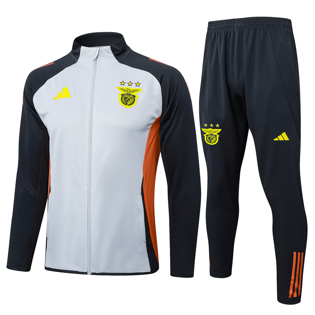 Ensemble d’entraînement Benfica Veste + Pantalon Homme Gris 2025/26
