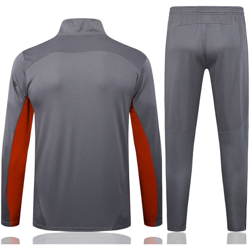 Tenue d’entraînement Homme AC Milan Veste + Pantalon Gris 2025/26