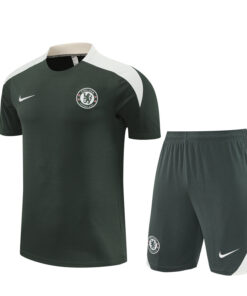 Costume d’entraînement court Chelsea pour homme vert foncé 2025/26