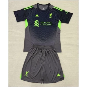 Maillot de Gardien Liverpool Noir Enfants 2025-2026