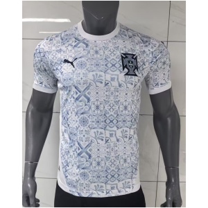 Homme Portugal Édition Spéciale Blanc – Gris Maillot 2025