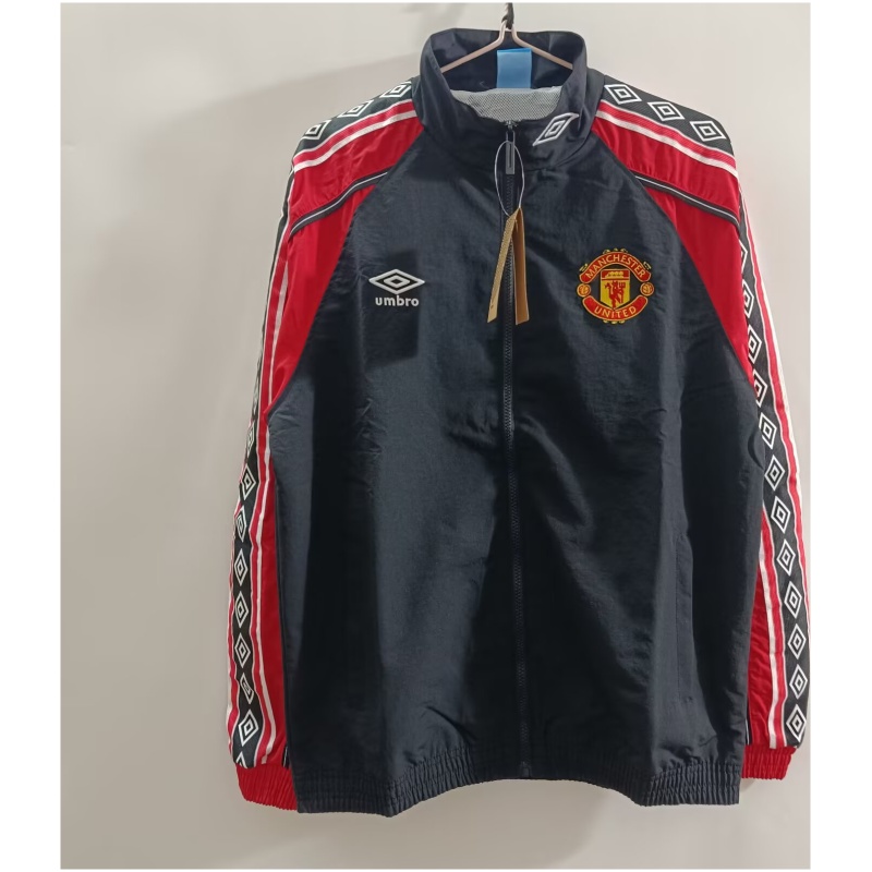 Veste Windrunner All Weather Manchester United Classique Noir pour Homme