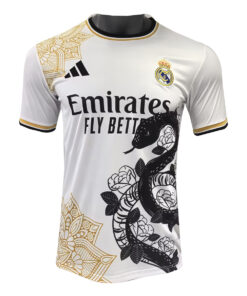 Maillot Blanc Édition Spéciale Année du Serpent Real Madrid 2025/26 pour Homme